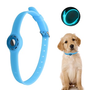 Dog Collar with Airtag Holder