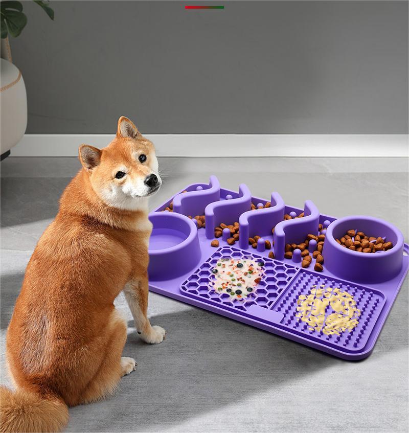 All-in-one Dog Food Bowl Mat  (L size)