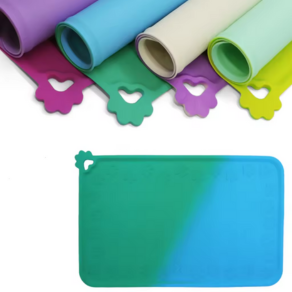 Gradient Color Pet Feeding Mat