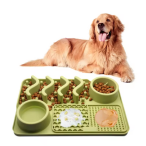 All-in-one Dog Food Bowl Mat ( S size)