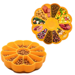 Pumpkin Pet Slow Feeder Bowl